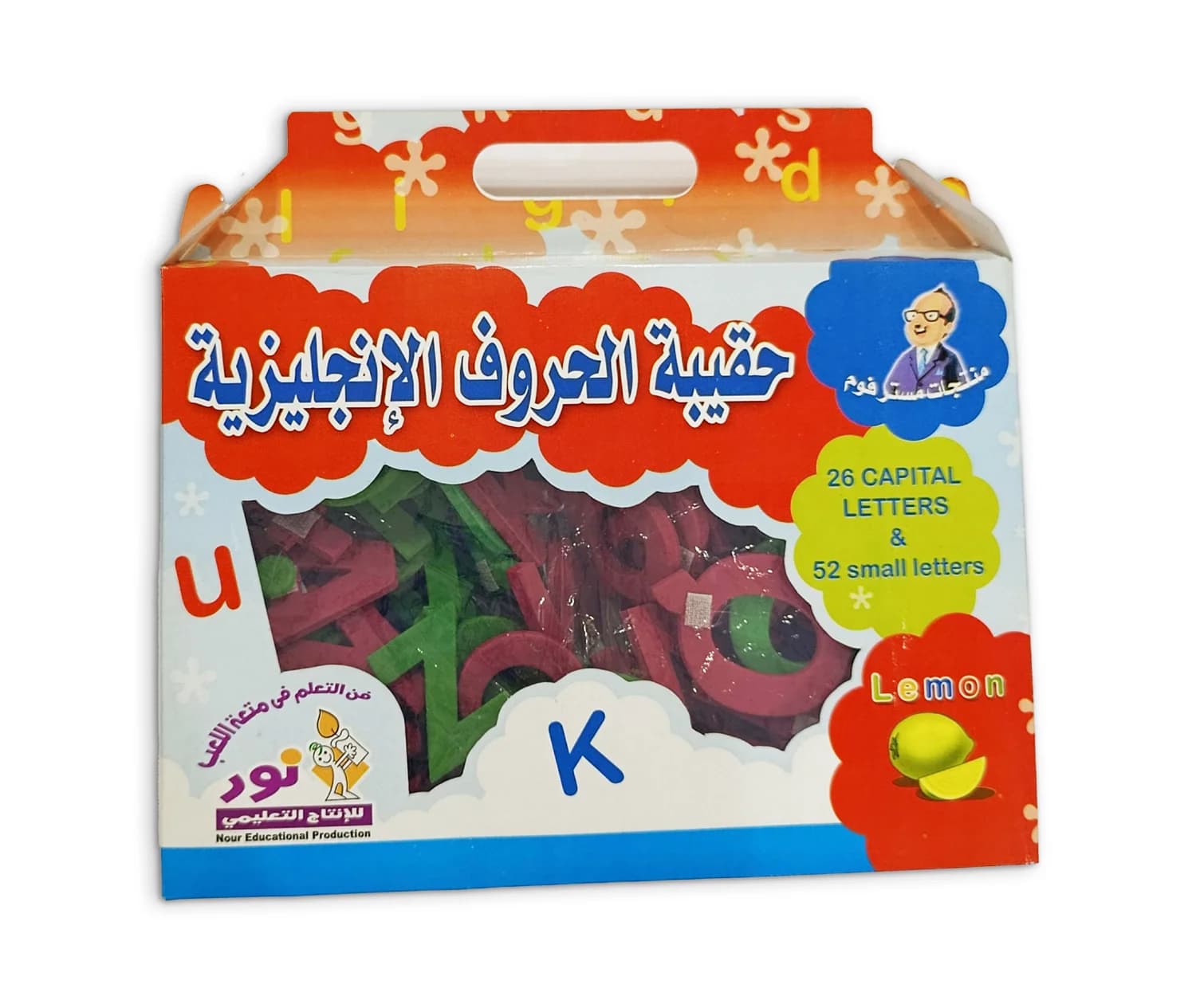 حقيبة الفوم الحروف الإنجليزية - مغناطيسي
